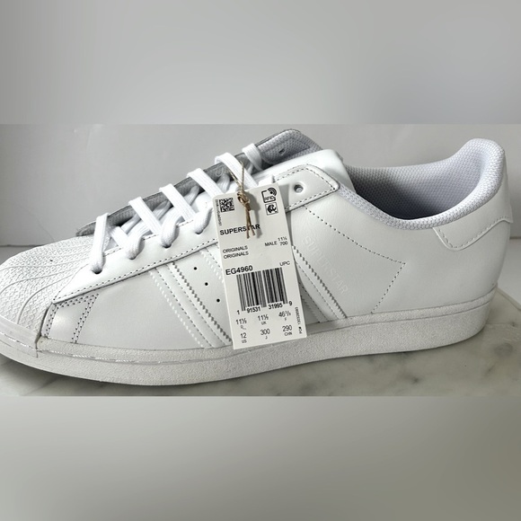 adidas Originals Other - BRAND NEW Classic adidas Superstar Footwear Triple White - Size 12.0 US RUN DMC